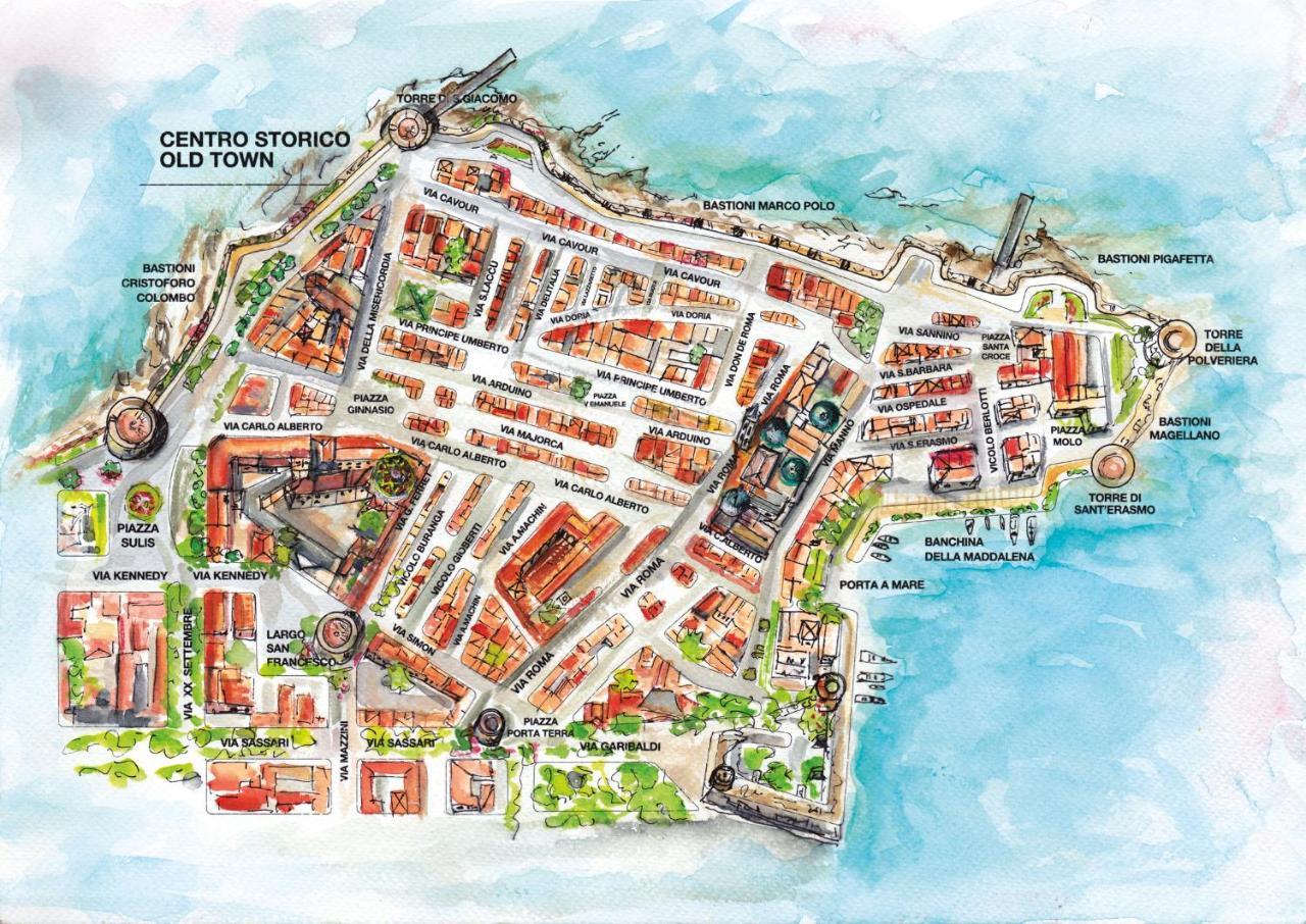 El Dorado Luxury Apartment Alghero Ngoại thất bức ảnh
